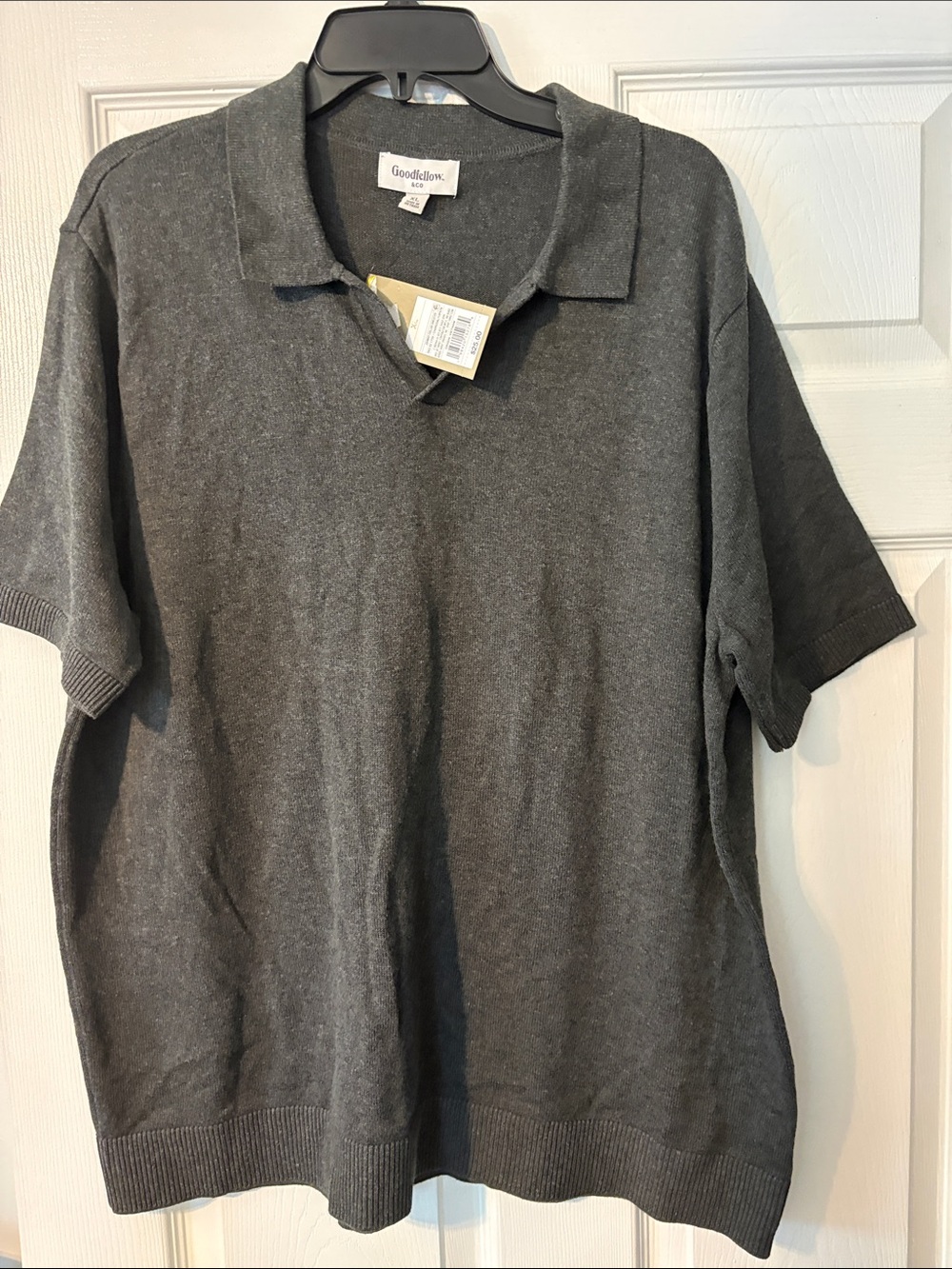 Goodfellow & Co Charcoal Short Sleeve Polo